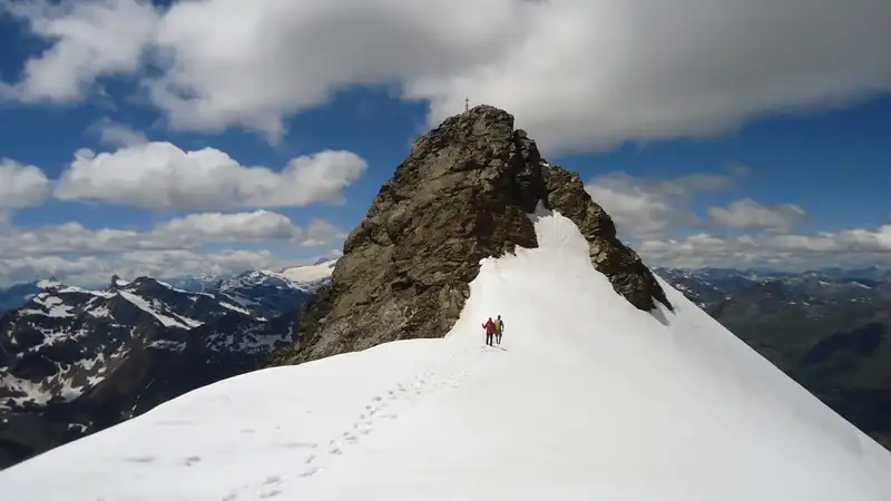 Cima Piazzi (3439 m) in the Italian Alps.