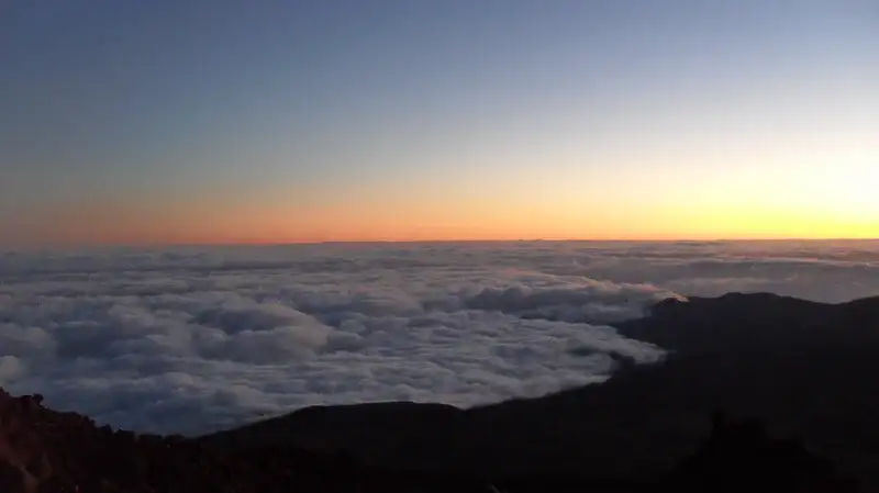 Sunrise from Teide.