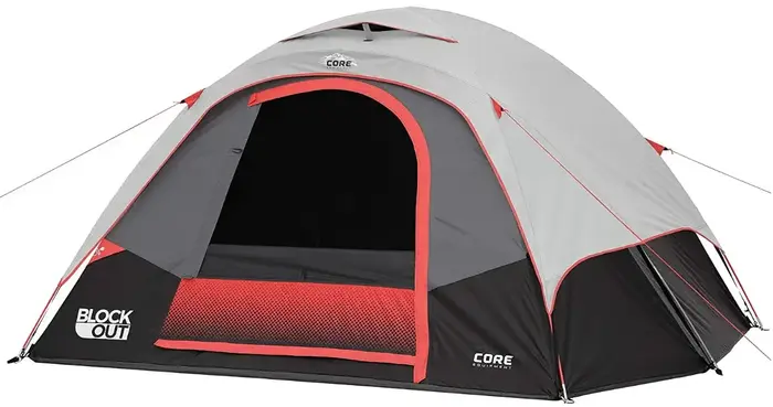 CORE 6 Person Tent with Block Out Technology.