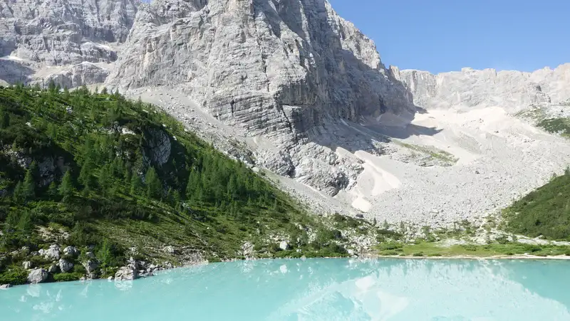 Lake Sorapis, this is its true color.
