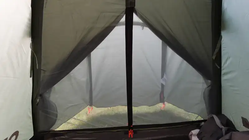 Double-layer door in the Crua Duo Dome tent.